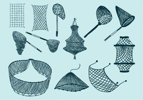 Fishing Net Icon vector