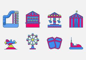 Amusement Park Vector Icon