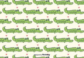 Gator Pattern Vector