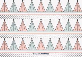 Christmas Trees Pattern Vector