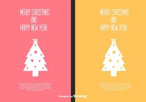 Tarjetas de Navidad Gratis vector