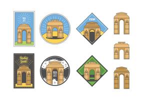 Free India Gate Vector