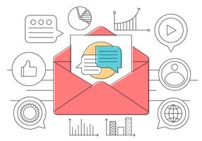 Free Business Contact Icons vector