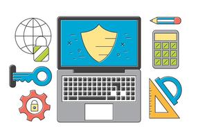 Iconos de seguridad gratuitos vector