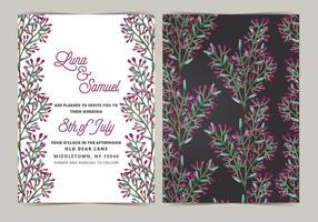 Vector Wedding Invitation