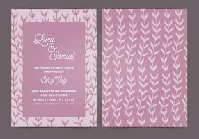 Vector Wedding Invitation