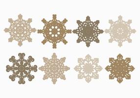 Vector Snowflakes Set