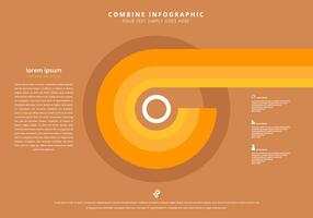 Combinin Infographic Template vector