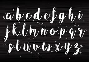 Handwriting Lowercase vector