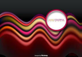 Vector Pink Red And Orange Abstract Wave Template
