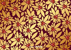 Vector Christmas Golden Pattern