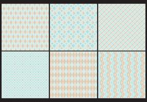 Pastel Toile Patterns vector