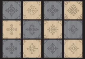 Monochromatic Toile Small Patterns vector