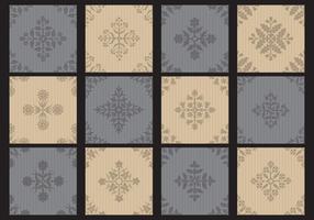 Monochromatic Toile Small Patterns vector