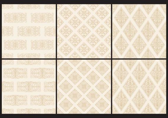 Sepia Monochromatic Toile Patterns
