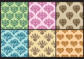 Doutone Toile Patterns vector