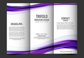 Vector tri fold brochure