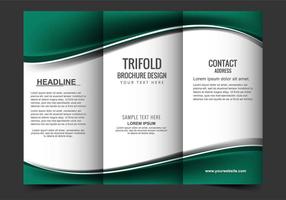 Folleto Tri Vector Gratis