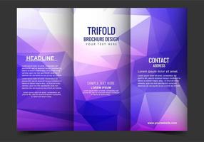 Folleto Tri Vector Gratis