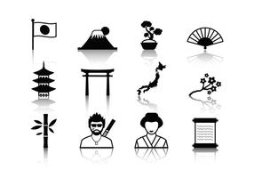 Free Japanese Icons Vector