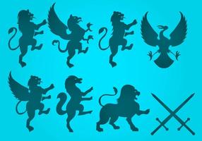 Free Lion Rampant Vector