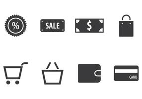 Shopping Icon Set vector