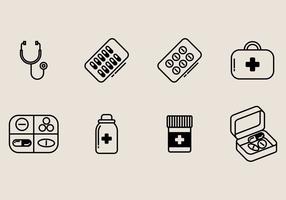 Pill Box Icon vector