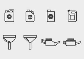 Oil Change Icon vector