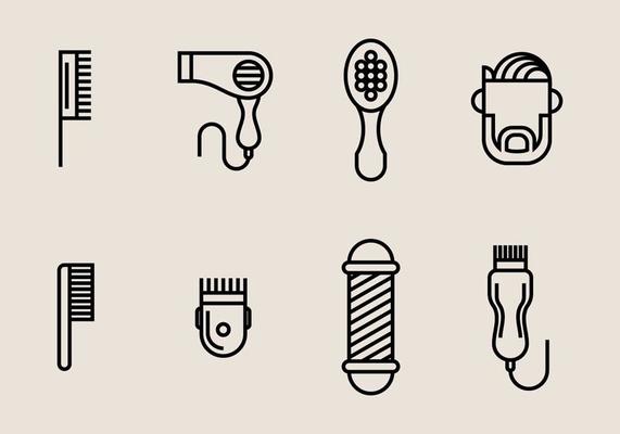 Hair Clippers Icons