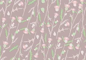 Thistle Pattern Vintage Vector