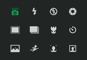 Conjunto de iconos de herramientas de Camara vector