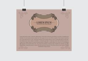 Old Newspaper Style Poster vector