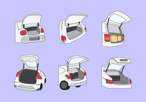Ilustración vectorial de coches de arranque vector