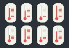 Diferentes Soluciones de Temperatura vector