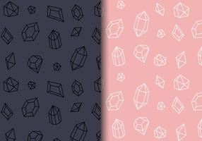 Free Gems Pattern Vector