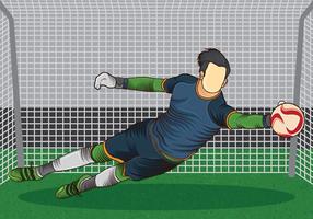 Goal Keeper Action vector