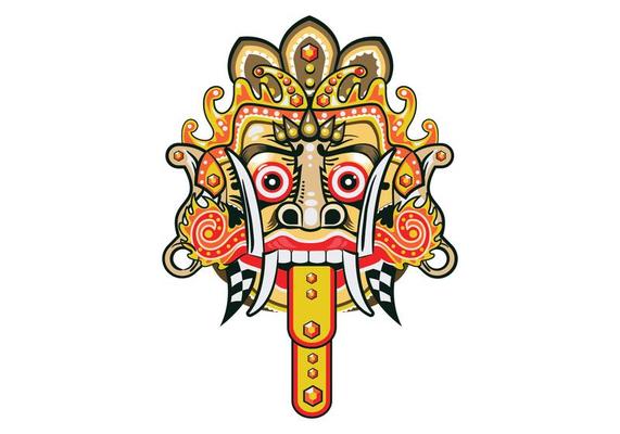 Barong Vector Mask 
