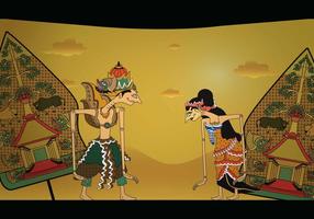 Wayang Illustration vector