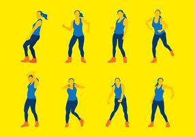 Zumba Vector Silueta