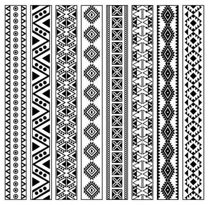 Huichol Pattern Vector