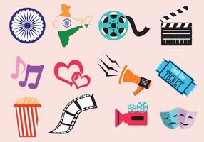 Bollywood Movie Icon vector