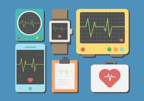 Free Heart Monitor Vector