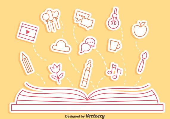Story Telling Vector