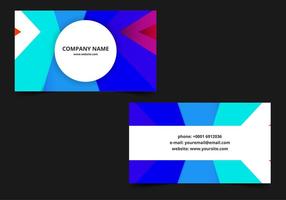 Free vector Colorful Business Card