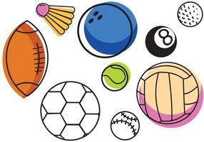 Free Sports Balls Vectors