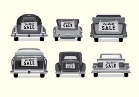 Vintage Car Boot Vector