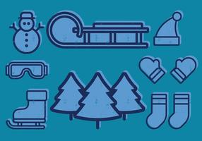Winter Icons vector