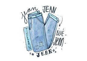 Gratis Blue Jean vector