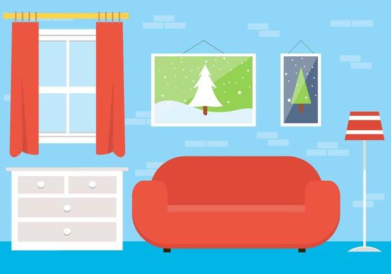 Free Christmas Vector Lounge