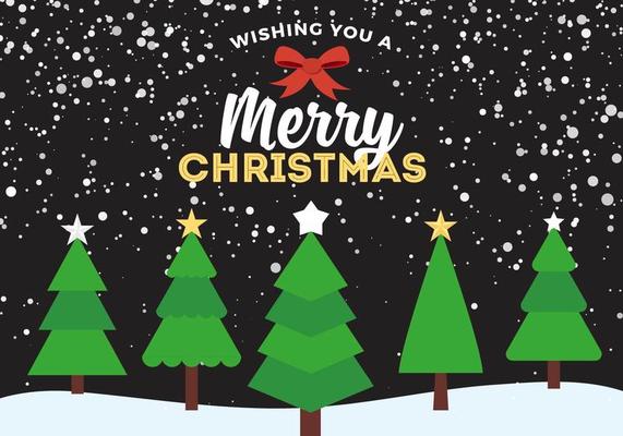 Free Vector Christmas Trees